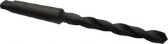 Cleveland - 11/16", 3MT 118° Point High Speed Steel Taper Shank Drill Bit - Oxide Finish, 5-3/8" Flute Length, 10" OAL, Spiral Flute, Series 2412 - Americas Industrial Supply
