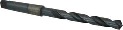 Cleveland - 3/4", 3MT 118° Point High Speed Steel Taper Shank Drill Bit - Oxide Finish, 5-7/8" Flute Length, 10-1/2" OAL, Spiral Flute, Series 2412 - Americas Industrial Supply