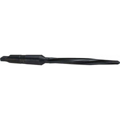 Cleveland - 7/16" Reamer Diam, 0.266" Small End Diam, 2MT Morse Taper Shank, 4-3/8" Flute, Bridge Reamer - Americas Industrial Supply