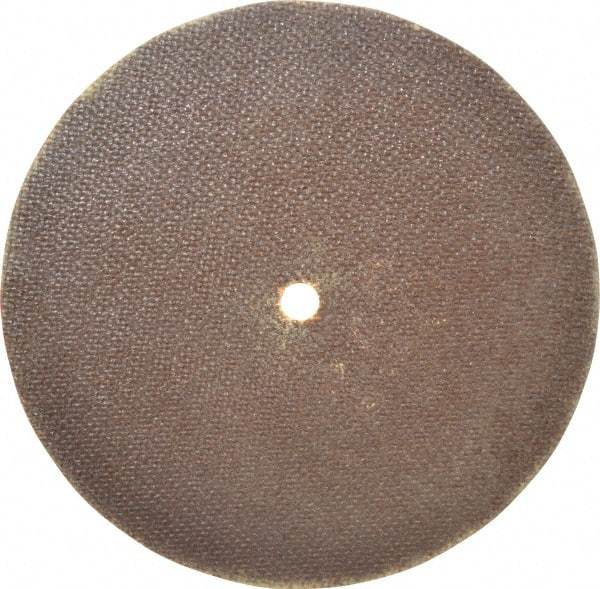 Norton - 8" 60 Grit Aluminum Oxide Cutoff Wheel - 0.06" Thick, 1/2" Arbor, 7,640 Max RPM, Use with Stationary Grinders - Americas Industrial Supply
