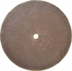 Norton - 8" 60 Grit Aluminum Oxide Cutoff Wheel - 0.06" Thick, 1/2" Arbor, 7,640 Max RPM, Use with Stationary Grinders - Americas Industrial Supply