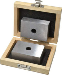 Fowler - 0.0003 Squareness Per Inch, Hardened Steel, 1-2-3 Block with 1 Hole Setup Block - 0.0002 Inch Overall Tolerance, 5/16 - 18 Inch Tapped Hole Size, 55-60 HRC Hardness, Sold As Matched Pair - Americas Industrial Supply