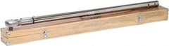 Value Collection - 1" Drive Micrometer Type Ratchet Head Torque Wrench - 660 Ft/Lb to 2,200 Ft/Lb Torque, 60" OAL, 7-1/2 Ft/Lb Graduation - Americas Industrial Supply