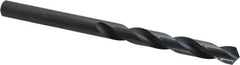 Cleveland - 43/64", 118° Point, Spiral Flute, High Speed Steel Taper Length Drill Bit - Oxide Finish, 5-3/8" Flute Length, 9-1/4" OAL, Series 2510 - Americas Industrial Supply