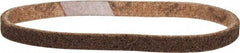 Made in USA - 1/2" Wide x 18" OAL, Aluminum Oxide Abrasive Belt - Aluminum Oxide, Coarse, Nonwoven - Americas Industrial Supply