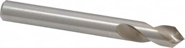 Cleveland - 3/8" Body Diam, 90°, 3-1/8" OAL, High Speed Steel Spotting Drill - Americas Industrial Supply