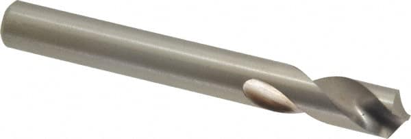 Cleveland - 3/8" Body Diam, 120°, 3-1/8" OAL, High Speed Steel Spotting Drill - Americas Industrial Supply