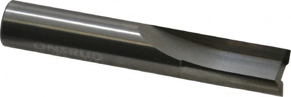 Onsrud - 1/2" Diam, 1/2" Shank Diam, 1" Length of Cut, 2 Flute Double Edge Straight Router Bit - 3" Overall Length, Right Hand Cut, Solid Carbide - Americas Industrial Supply