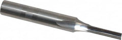 Onsrud - 1/8" Diam, 1/4" Shank Diam, 1/2" Length of Cut, 1 Flute Single Edge Straight Router Bit - 2" Overall Length, Left Hand Cut, Solid Carbide - Americas Industrial Supply