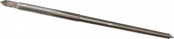 Cleveland - #5/0 Pin, 0.0966" Diam, 0.0719" Small End, 7/64" Diam Straight Shank, 1-3/16" Flute, Taper Pin Reamer - Americas Industrial Supply