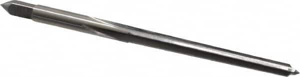 Cleveland - #3/0 Pin, 0.1302" Diam, 0.1029" Small End, 9/64" Diam Straight Shank, 1-5/16" Flute, Taper Pin Reamer - Americas Industrial Supply