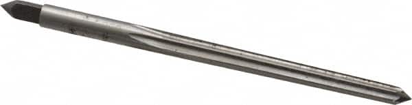 Cleveland - #2 Pin, 0.2008" Diam, 0.1605" Small End, 13/64" Diam Straight Shank, 1-15/16" Flute, Taper Pin Reamer - Americas Industrial Supply
