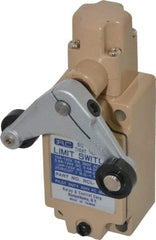 Value Collection - SPDT, NC/NO, 120 VAC, 240 VAC, 480 VAC at 10 Amps, Screw Terminal, Roller Lever Actuator, General Purpose Limit Switch - Americas Industrial Supply