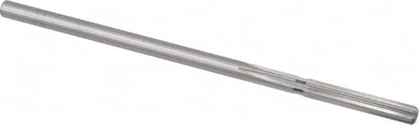 Cleveland - #3 High Speed Steel 6 Flute Chucking Reamer - Straight Flute, Straight Shank, 1-1/4" Flute Length, 5" OAL - Americas Industrial Supply