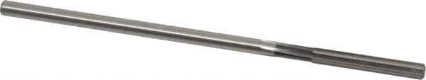 Cleveland - #11 High Speed Steel 6 Flute Chucking Reamer - Straight Flute, Straight Shank, 1-1/4" Flute Length, 5" OAL - Americas Industrial Supply