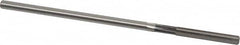 Cleveland - #11 High Speed Steel 6 Flute Chucking Reamer - Straight Flute, Straight Shank, 1-1/4" Flute Length, 5" OAL - Americas Industrial Supply