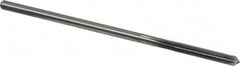 Cleveland - #12 High Speed Steel 6 Flute Chucking Reamer - Straight Flute, Straight Shank, 1-1/8" Flute Length, 4-1/2" OAL - Americas Industrial Supply