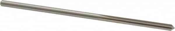 Cleveland - #22 High Speed Steel 6 Flute Chucking Reamer - Straight Flute, Straight Shank, 1" Flute Length, 4" OAL - Americas Industrial Supply