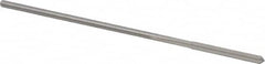 Cleveland - #37 High Speed Steel 4 Flute Chucking Reamer - Straight Flute, Straight Shank, 7/8" Flute Length, 3-1/2" OAL - Americas Industrial Supply