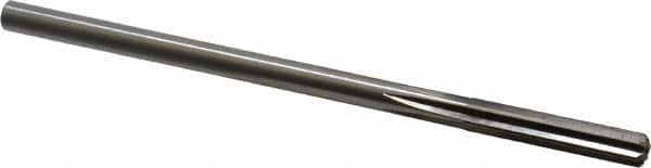 Cleveland - Letter M High Speed Steel 6 Flute Chucking Reamer - Straight Flute, Straight Shank, 1-1/2" Flute Length, 6" OAL - Americas Industrial Supply