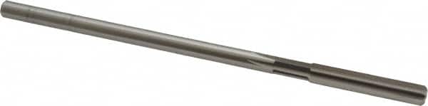 Cleveland - 9/32" High Speed Steel 6 Flute Chucking Reamer - Straight Flute, Straight Shank, 1-1/2" Flute Length, 6" OAL - Americas Industrial Supply