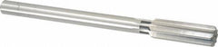 Cleveland - 27/32" High Speed Steel 8 Flute Chucking Reamer - Straight Flute, Straight Shank, 2-1/2" Flute Length, 9-1/2" OAL - Americas Industrial Supply