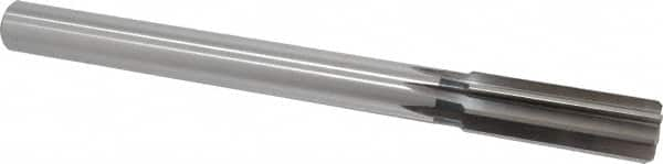 Cleveland - 1" High Speed Steel 8 Flute Chucking Reamer - Straight Flute, Straight Shank, 2-3/4" Flute Length, 10-1/2" OAL - Americas Industrial Supply