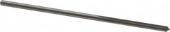 Cleveland - 1/8" High Speed Steel 6 Flute Chucking Reamer - Straight Flute, Straight Shank, 7/8" Flute Length, 3-1/2" OAL - Americas Industrial Supply