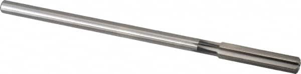 Cleveland - 3/8" High Speed Steel 6 Flute Chucking Reamer - Straight Flute, Straight Shank, 1-3/4" Flute Length, 7" OAL - Americas Industrial Supply