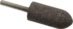 Norton - 7/8" Head Diam x 2" Thickness, A11, Pointed Tree End, Zirconia Alumina Mounted Point - Very Coarse Grade, 30 Grit, 25,420 RPM - Americas Industrial Supply