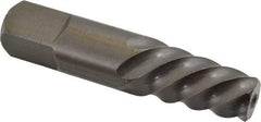 Cleveland - Spiral Flute Screw Extractor - #8 Extractor for 1-3/8 to 1-3/4" Screw, 4-3/8" OAL - Americas Industrial Supply