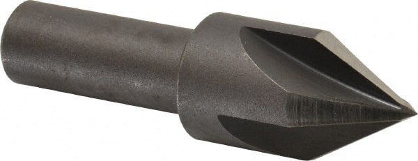 Cleveland - 3/4" Head Diam, 1/2" Shank Diam, 4 Flute 60° High Speed Steel Countersink - Americas Industrial Supply