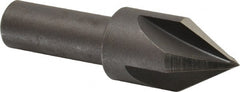 Cleveland - 3/4" Head Diam, 1/2" Shank Diam, 4 Flute 60° High Speed Steel Countersink - Americas Industrial Supply