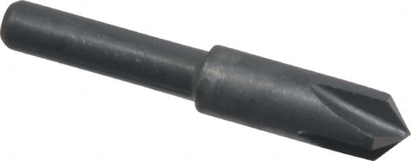Cleveland - 1/4" Head Diam, 3/16" Shank Diam, 4 Flute 100° High Speed Steel Countersink - Americas Industrial Supply