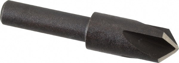 Cleveland - 3/8" Head Diam, 1/4" Shank Diam, 4 Flute 100° High Speed Steel Countersink - Americas Industrial Supply