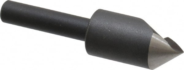 Cleveland - 1/2" Head Diam, 1/4" Shank Diam, 1 Flute 82° High Speed Steel Countersink - Americas Industrial Supply