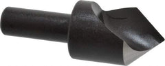 Cleveland - 1" Head Diam, 1/2" Shank Diam, 1 Flute 82° High Speed Steel Countersink - Oxide Finish, 2-3/4" OAL, Single End, Straight Shank, Right Hand Cut - Americas Industrial Supply