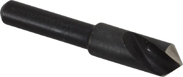 Cleveland - 1/4" Head Diam, 3/16" Shank Diam, 1 Flute 90° High Speed Steel Countersink - Americas Industrial Supply