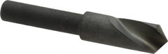 Cleveland - 1/4" Head Diam, 3/16" Shank Diam, 1 Flute 100° High Speed Steel Countersink - Americas Industrial Supply