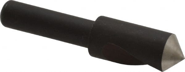 Cleveland - 3/8" Head Diam, 1/4" Shank Diam, 1 Flute 100° High Speed Steel Countersink - Americas Industrial Supply
