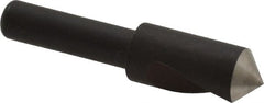 Cleveland - 3/8" Head Diam, 1/4" Shank Diam, 1 Flute 100° High Speed Steel Countersink - Americas Industrial Supply