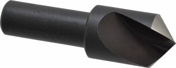 Cleveland - 3/4" Head Diam, 1/2" Shank Diam, 1 Flute 100° High Speed Steel Countersink - Americas Industrial Supply