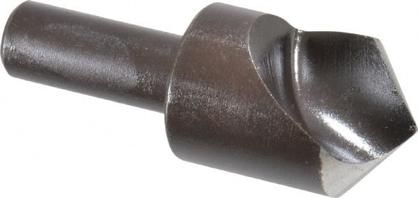 Cleveland - 1" Head Diam, 1/2" Shank Diam, 1 Flute 100° High Speed Steel Countersink - Americas Industrial Supply