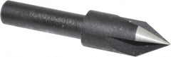 Cleveland - 3/8" Head Diam, 1/4" Shank Diam, 3 Flute 60° High Speed Steel Countersink - Americas Industrial Supply