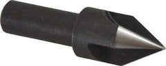 Cleveland - 3/4" Head Diam, 1/2" Shank Diam, 3 Flute 60° High Speed Steel Countersink - Oxide Finish, 2-5/8" OAL, Single End, Straight Shank, Right Hand Cut - Americas Industrial Supply