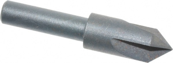 Cleveland - 3/8" Head Diam, 1/4" Shank Diam, 3 Flute 82° High Speed Steel Countersink - Americas Industrial Supply