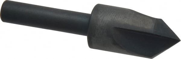 Cleveland - 1/2" Head Diam, 1/4" Shank Diam, 3 Flute 82° High Speed Steel Countersink - Americas Industrial Supply