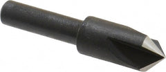 Cleveland - 3/8" Head Diam, 1/4" Shank Diam, 3 Flute 90° High Speed Steel Countersink - Americas Industrial Supply