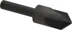 Cleveland - 1/2" Head Diam, 1/4" Shank Diam, 3 Flute 90° High Speed Steel Countersink - Americas Industrial Supply