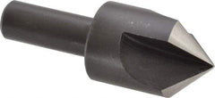 Cleveland - 1" Head Diam, 1/2" Shank Diam, 3 Flute 90° High Speed Steel Countersink - Oxide Finish, 2-3/4" OAL, Single End, Straight Shank, Right Hand Cut - Americas Industrial Supply